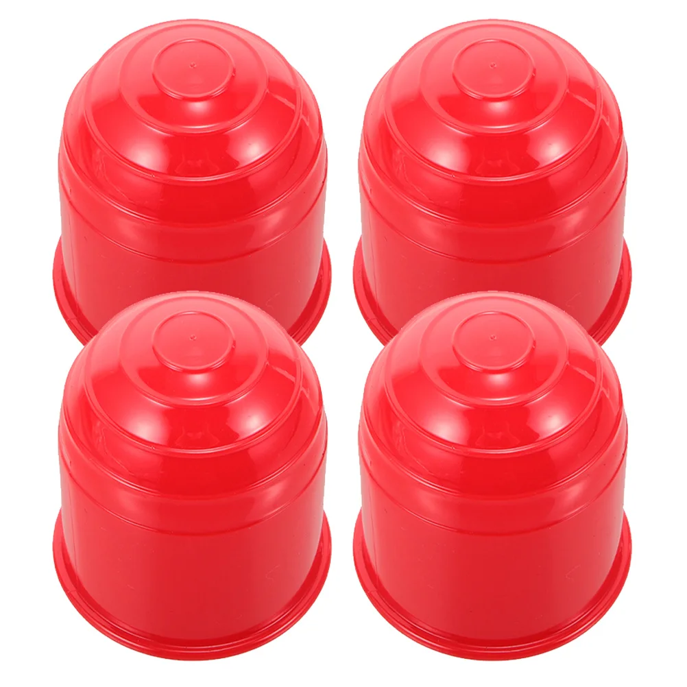 

4Pcs Universal Trailer Hitch Ball Covers Heavy Duty Plastic Protection Cap for Towing Trailer Rv Vehicle Quick Install No Tools