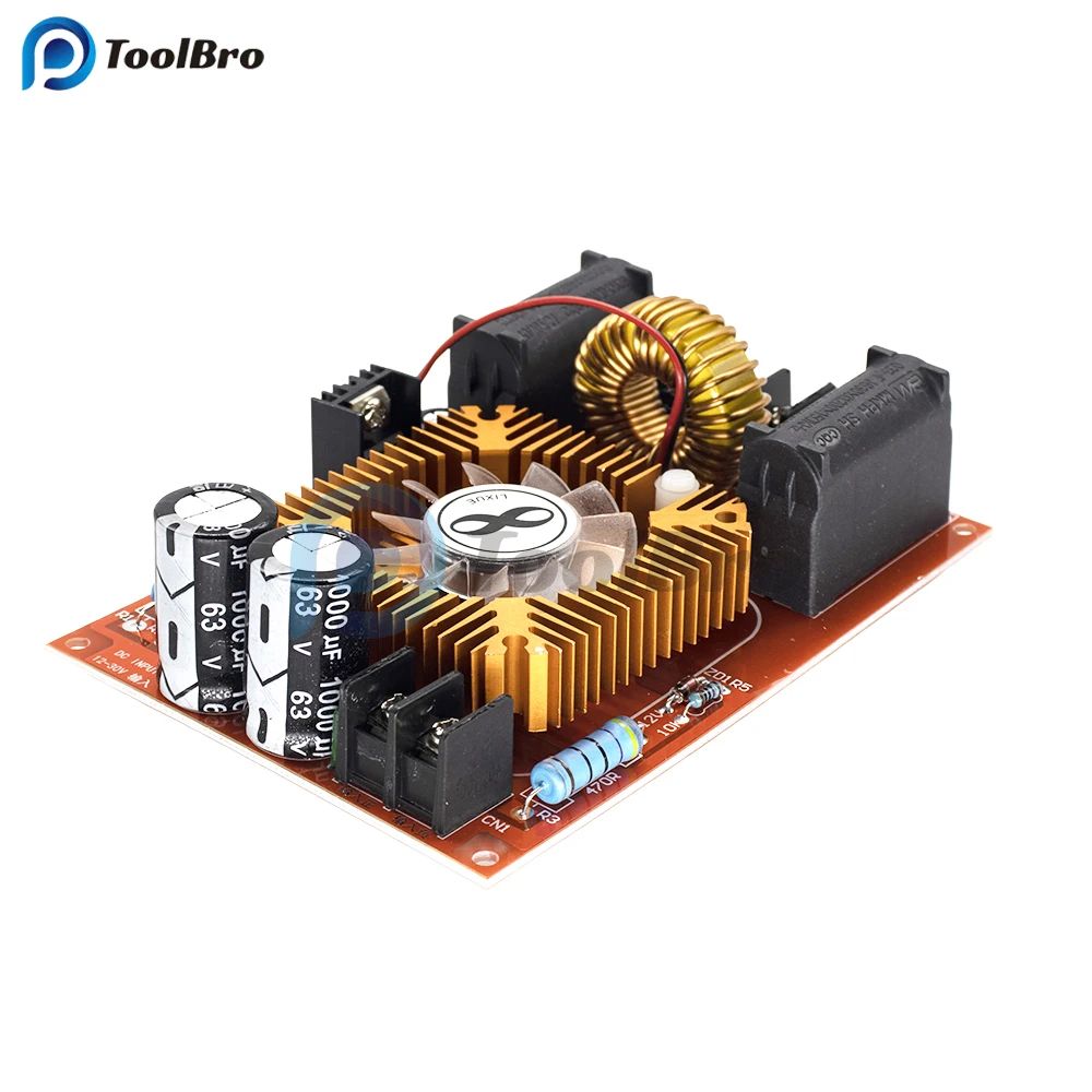 Imagem -04 - Zvs Indução Driver Board Mais Tesla Bobina Flyback Ignição Gerador de Alta Tensão Sgtc Ventilador 250w 15a dc 1230v