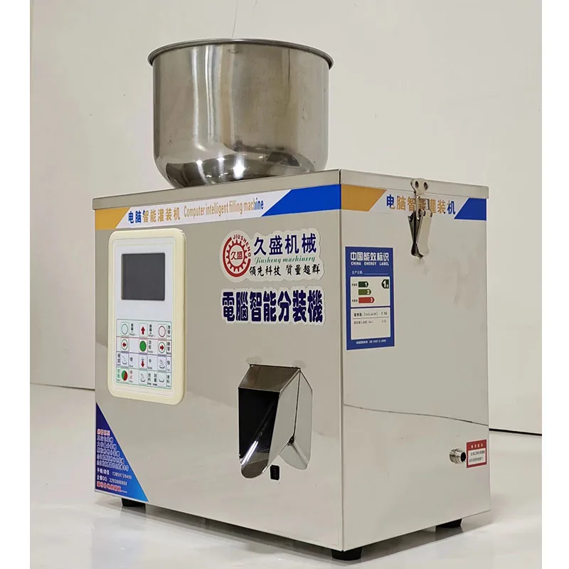 1-200 جرام السيارات الفولاذ المقاوم للصدأ آلة تعبئة مسحوق الحبيبات ماكينة وزن أوتوماتيكية آلة تعبئة الحبوب لبذور حبوب الشاي