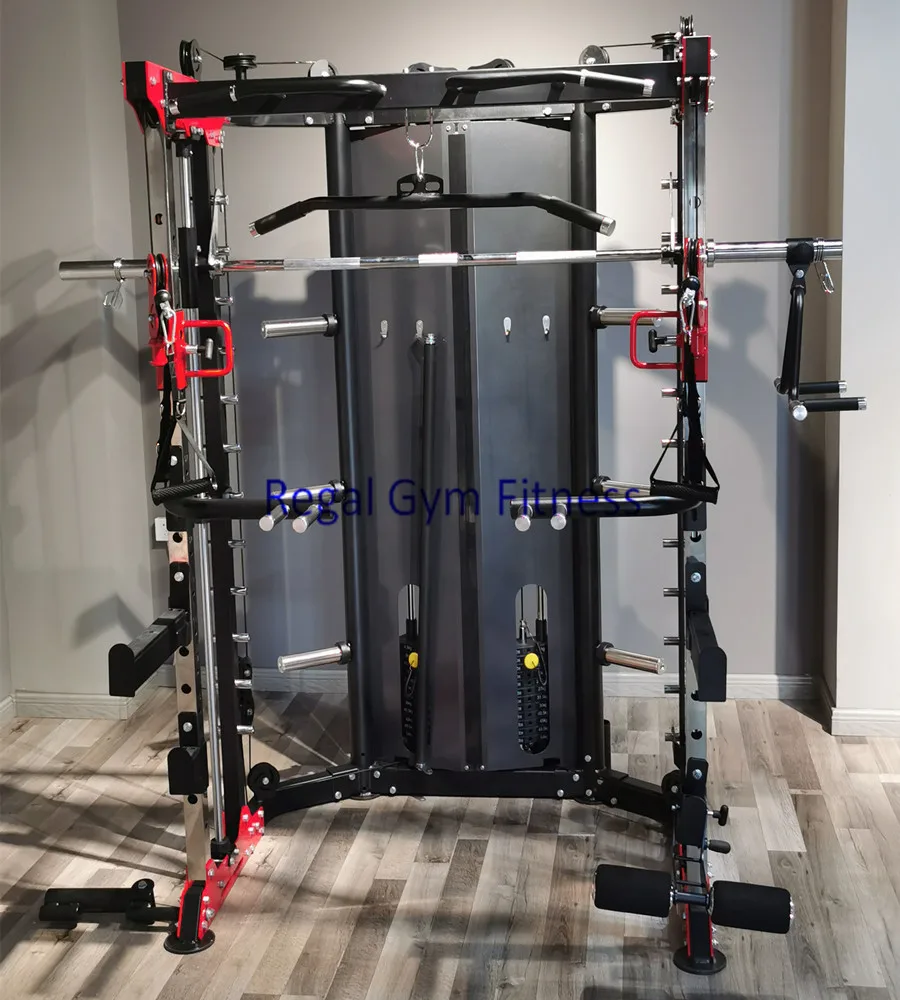 อุปกรณ์ออกกําลังกายฝึกซ้อมอเนกประสงค์ Smith Machine