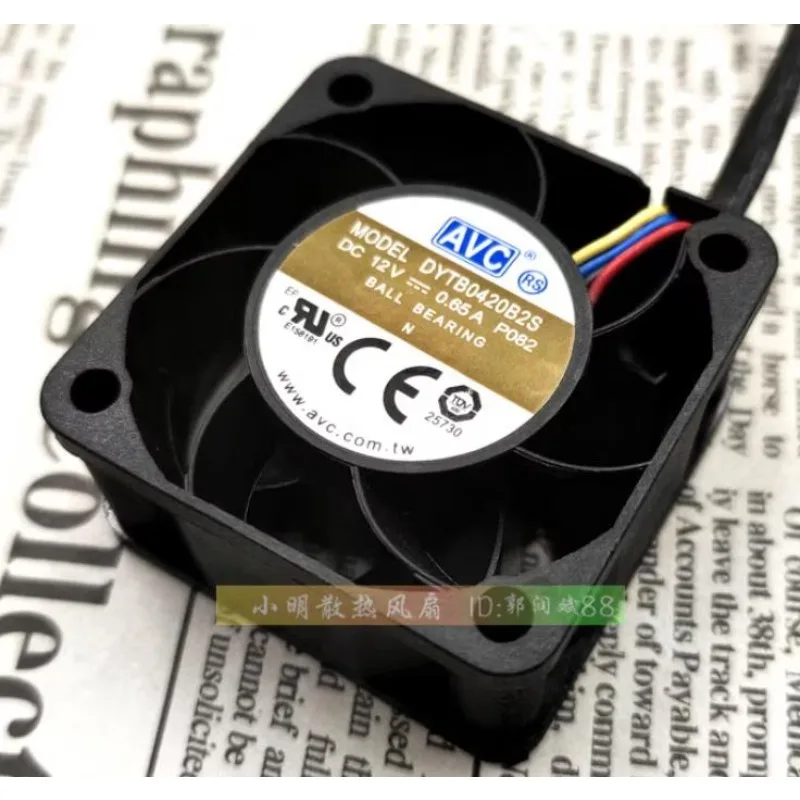 New Cooling Fan for AVC DYTB0420B2S 4020 12v 0.65A 4CM 4-wire PWM Temperature Control An 40x40x20mm