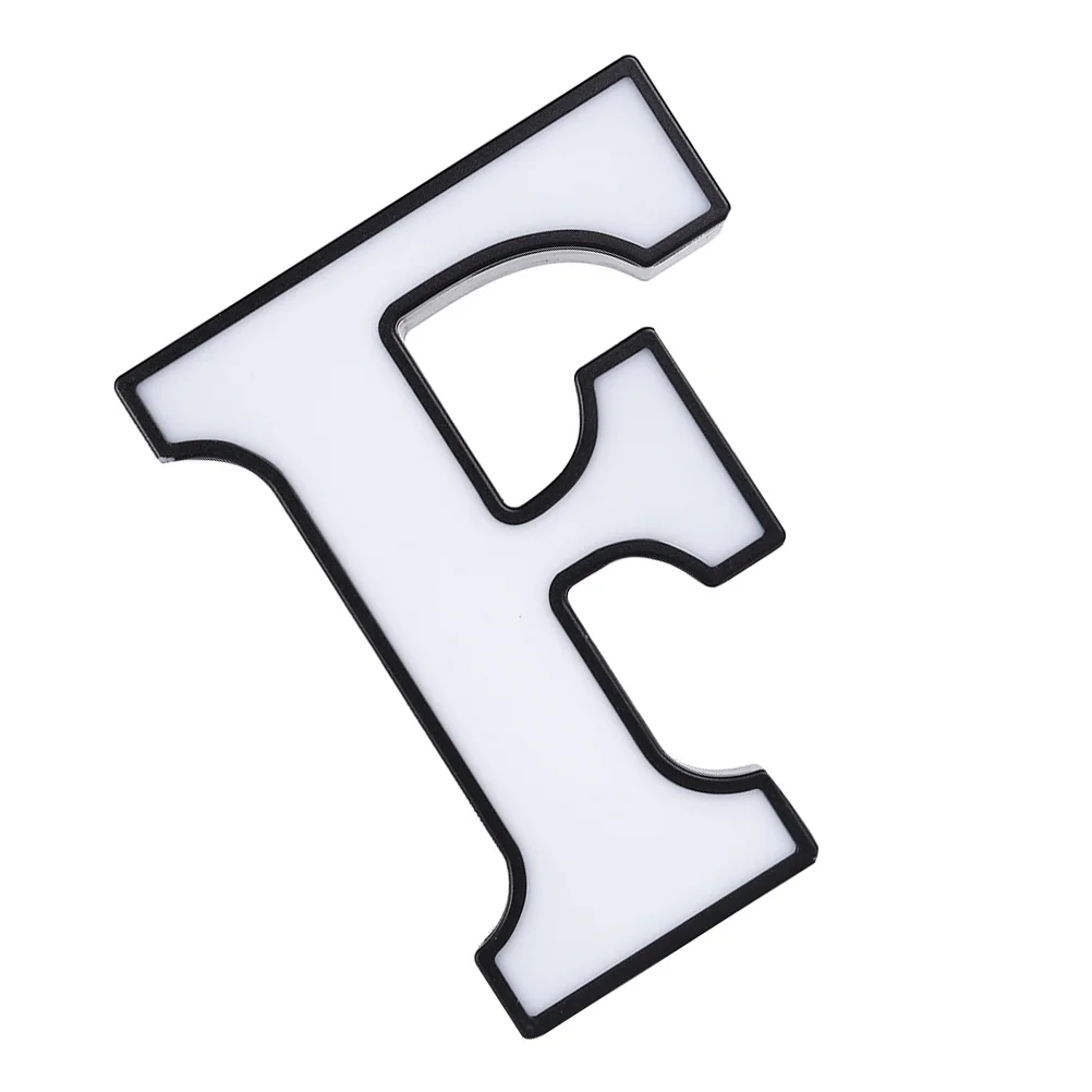 

LED Letter Lights Alphabet F White Romantic Neon Night Light Powered Wedding Party Home Decoration Alphabet F Lamp