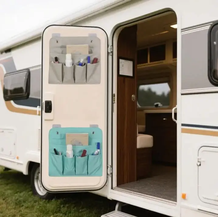 

1 шт. настенная сумка для хранения для автофургонов и аксессуаров, подходящая для дверных подвесных сумок для хранения в фургонах, кухонах, спален