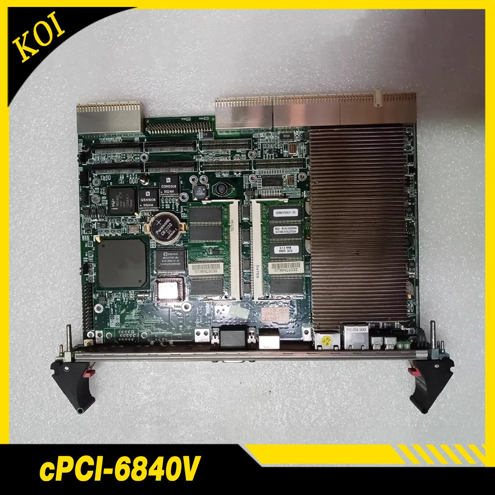 

CPCI-6840 для ADLINK cPCI-6840V Промышленная материнская плата CPCI системная плата cPCI-6840V/PM16/M512