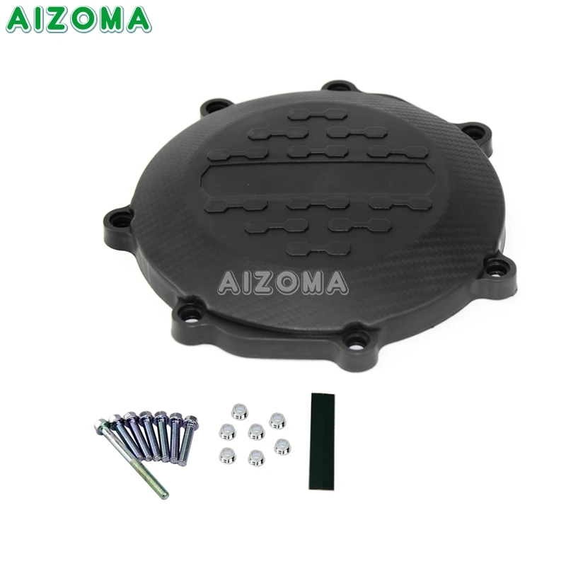 Enduro Motorcross motor terenowy pokrywa sprzęgła silnika czarny plastik dla Yamaha YZ250F 2014-2018 YZ250FX WRF250 2015 2016 2017 — zdjęcie 3