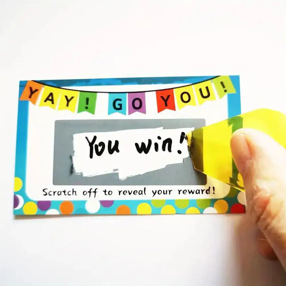 

50 листов скретч-карточек для цирковой вечеринки, украшения на Хэллоуин, билеты на концерт в помещении, сюрприз