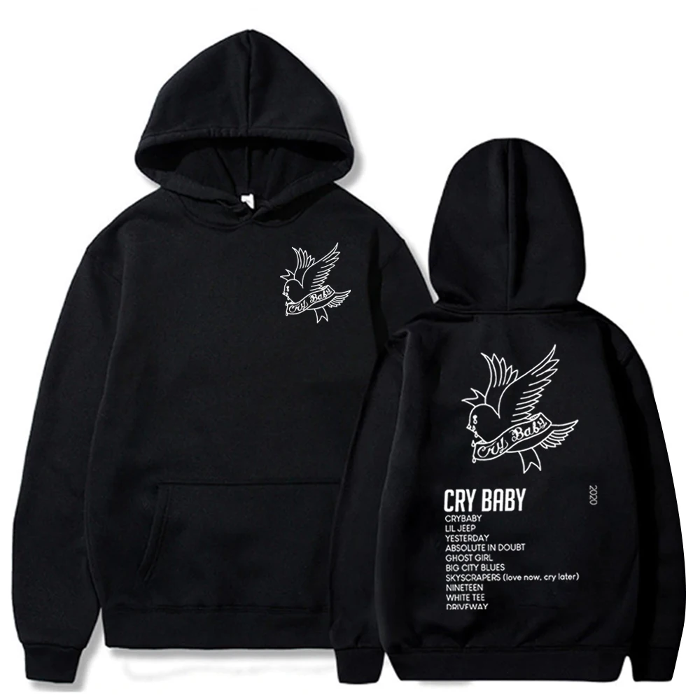 Lil Peep bluza z kapturem do Lil Peep albumów muzycznych z kapturem Lil Peep prezent dla Lil Peep fanów pulowerowe topy Streetwear Unisex