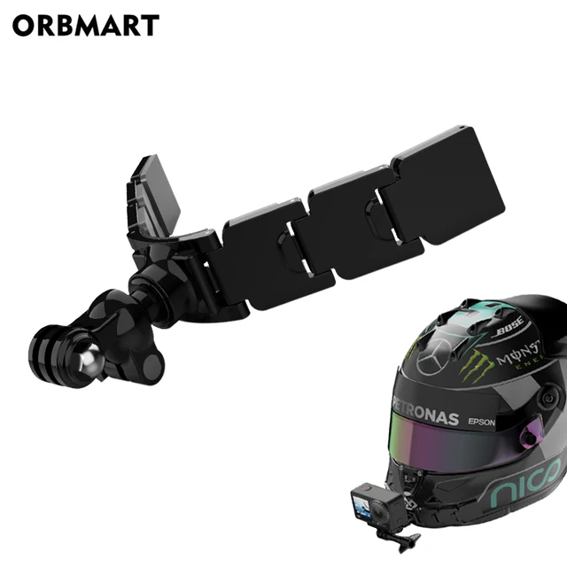 Motocyklowy uchwyt na podbródek do kasku GoPro Hero 12 11 10 9 Składany przedni uchwyt na podbródek do kamery Yi DJI Akcesoria