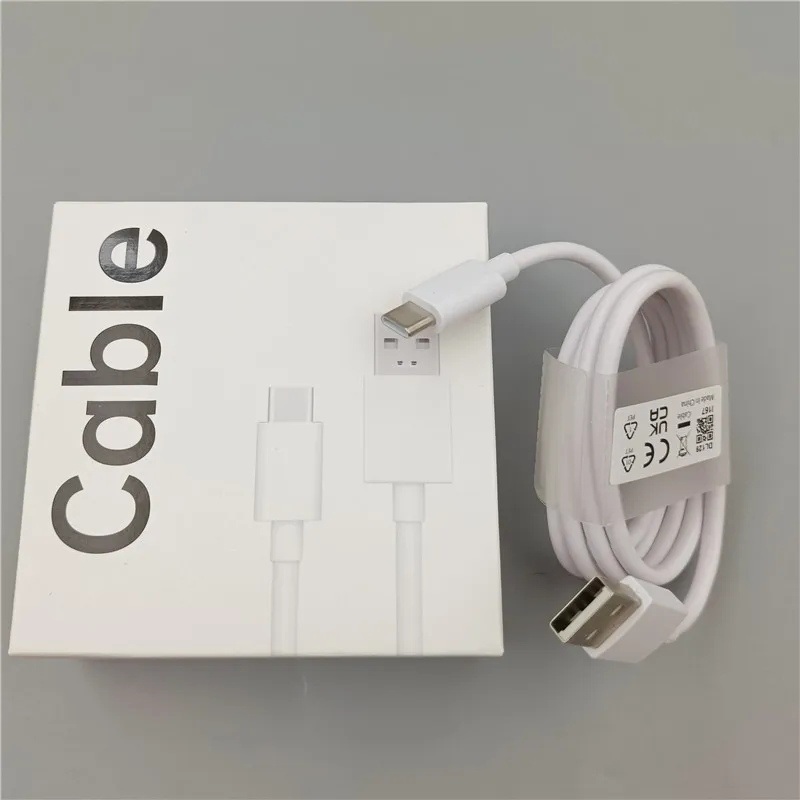 Original OPPO 8A Super VOOC 80W SuperCharge Wire DL129 Type C Cable Flash Fast Charging Cord For OPPO R17 Find X6 X5 Pro Reno 7