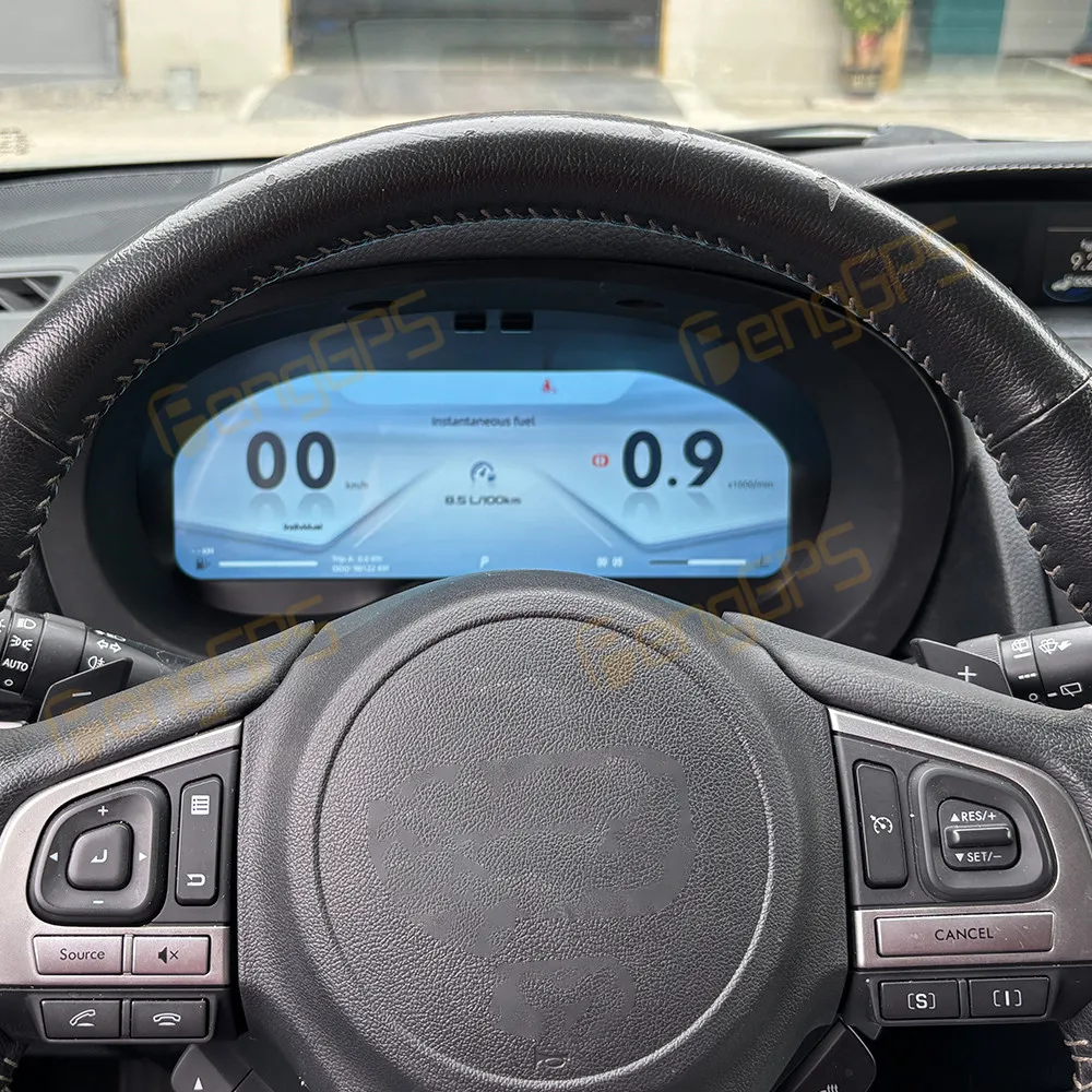 

For Subaru Forester 2013-2018 Car LCD Dashboard Digital Cluster Virtual Cockpit Instrument Speedometer Multifunctional