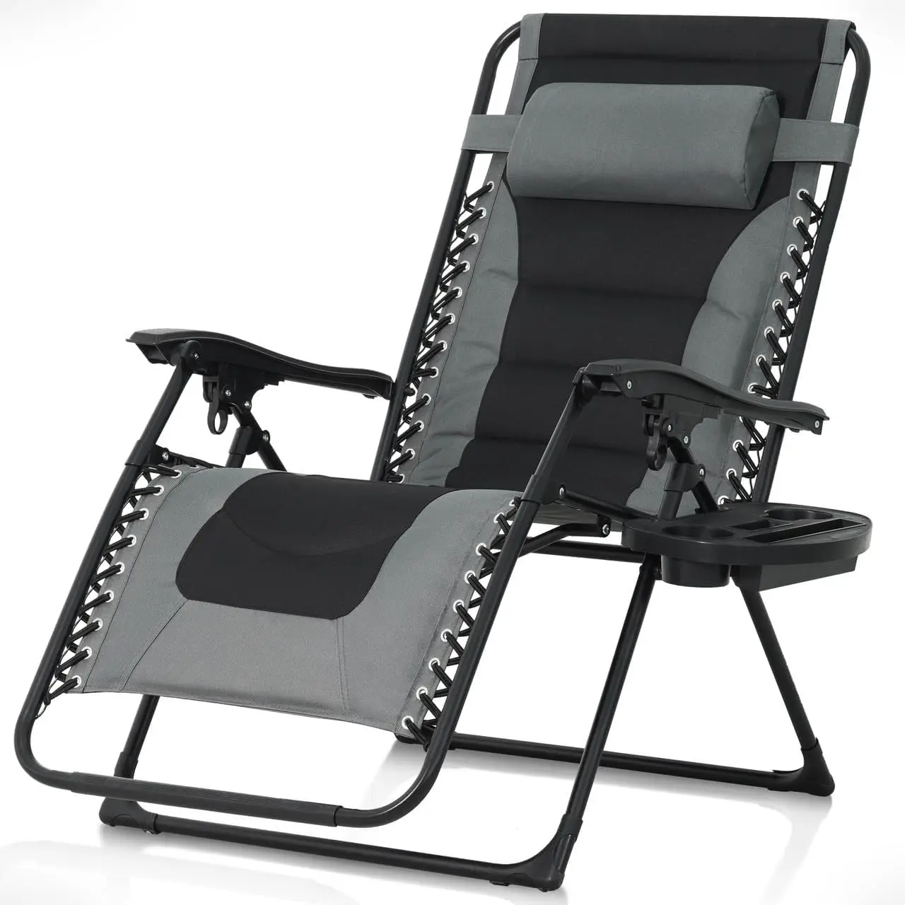 

Premium Xl Zero Gravity Padded Lounge Chair, Oversized Zero Gravity Chair, Zero Gravity Recliner, Reclining Patio Chair,