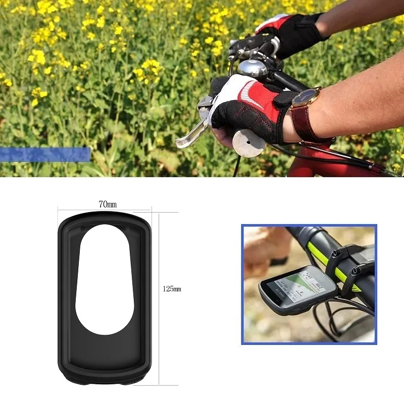 ฝาครอบป้องกันสำหรับ Garmin EDGE 1030เคสซิลิโคนแบบนิ่ม, กันชนกันกระแทกอุปกรณ์คอมพิวเตอร์ขี่จักรยาน