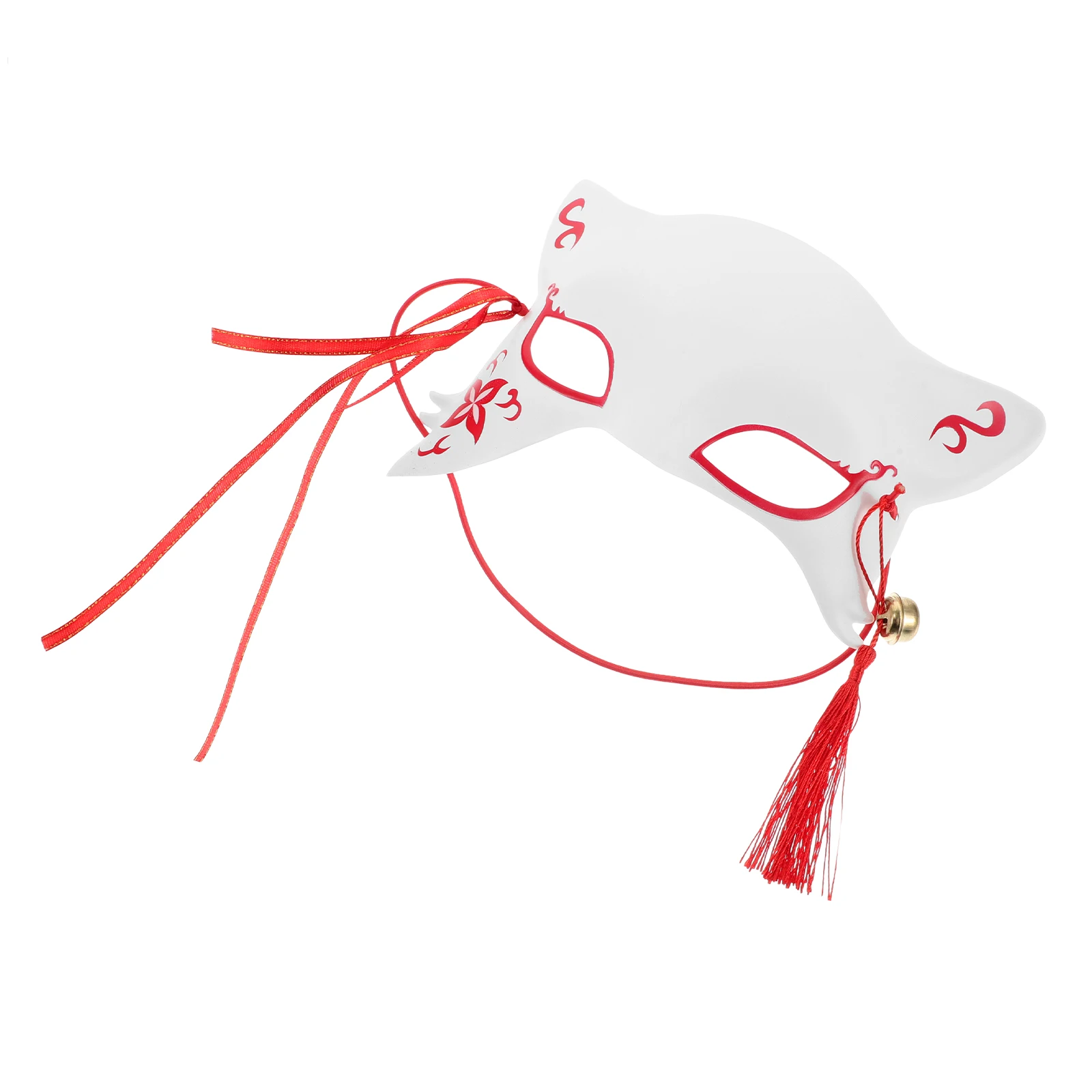 

Half Face Fox For Halloween Masquerade Party Japanese Costume Animal Japanese Fox Carnival Party For Women Cosplay Mask Ball