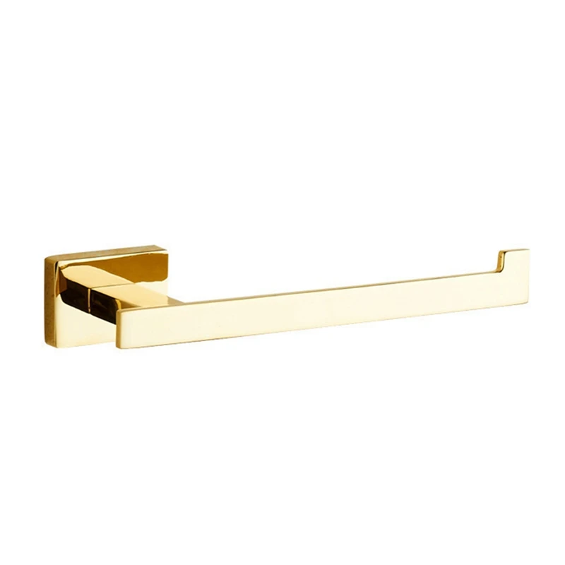 

Simple Household Golden Tissue Holder Towel Bar Bathroom Bathroom Accessories