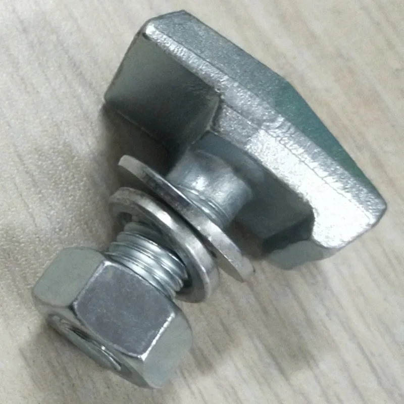 Elevator platen T-type crimp bolt guide rail machining fixed screw