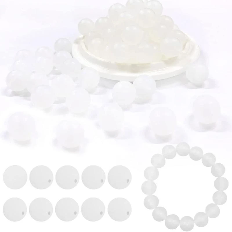 090B 70pcs Candy Color Silicone Beads Babies Round Nursing Teething Beads Sets DIY Baby Pacifier Chain Toy Accessories