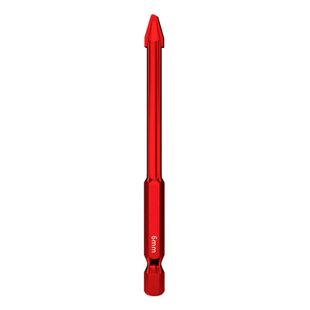 Triangle Drill Bit 612mm for Tile and Foam Brick Drilling with Special Cutting Path and Double U Shaped Chip Removal