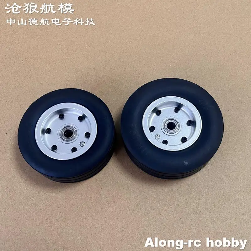1PCS RC Plane Models Spare Parts Inflatable Rubber Wheel 86mm or  95mm M8 86*32 95*32 JP Front Nose Wheels for DIY EDF Jet Plane
