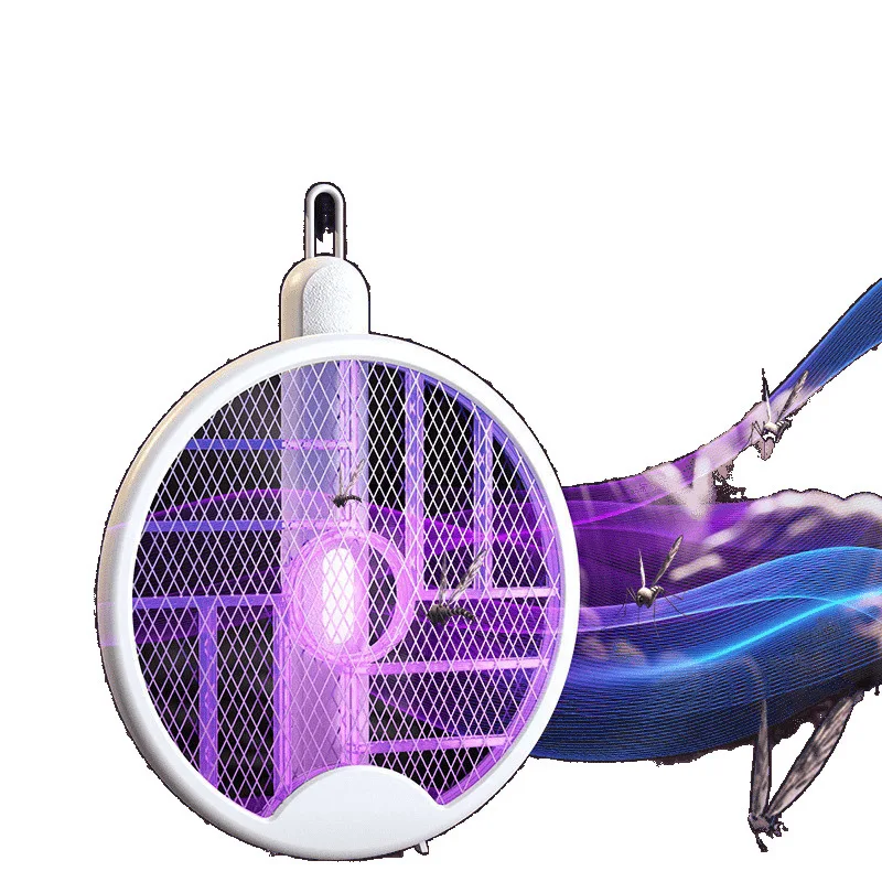 

Electric mosquito swatter rechargeable powerful swatter repellent artifact household killer lamp fly