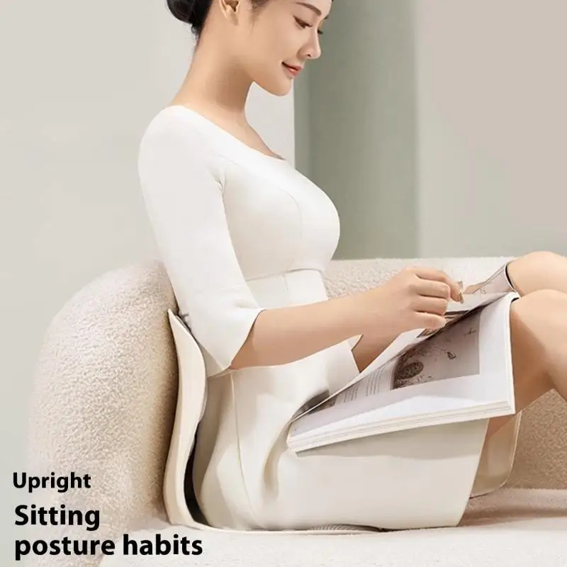 

Ergonomic Cushion for Postures Correction Lumbar Support Memory Foam Office Chair Pad for Students Workers D2RD