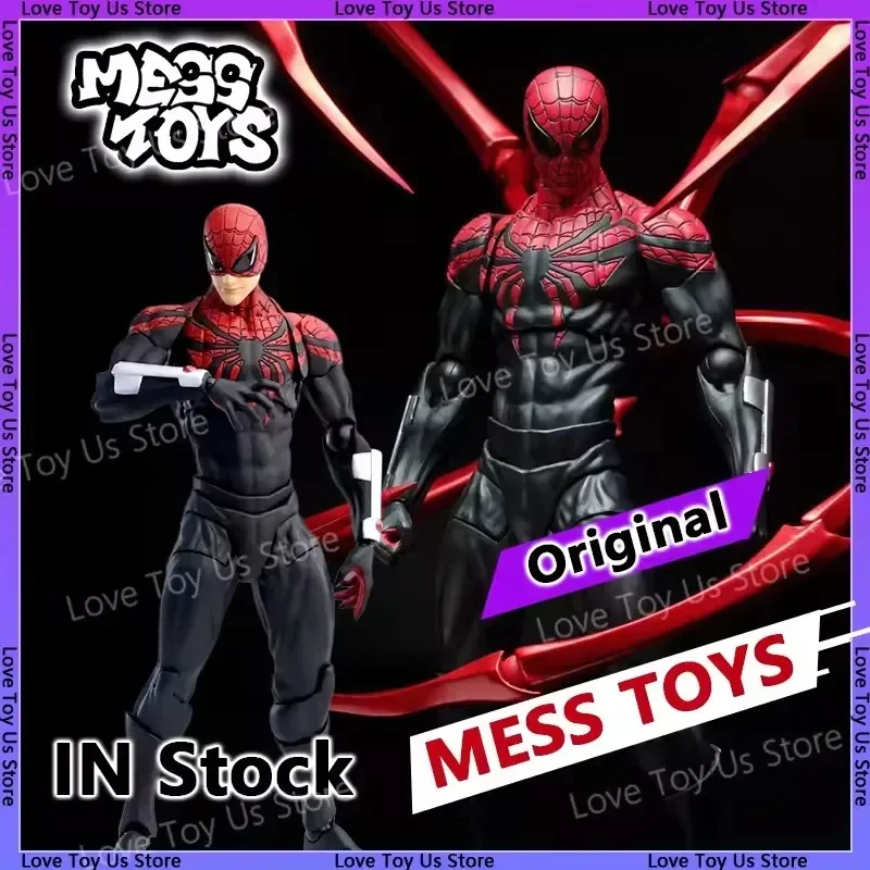 

IN stock NEW Mess Toys Superior Spider Man Doctor Octopus & Peter Parker Messtoys Anime Action Figure Gift Toy