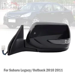 Auto Door Wing Side Rear View Mirror Assembly For Subaru Outback/Legacy 2010 2011 9Wires