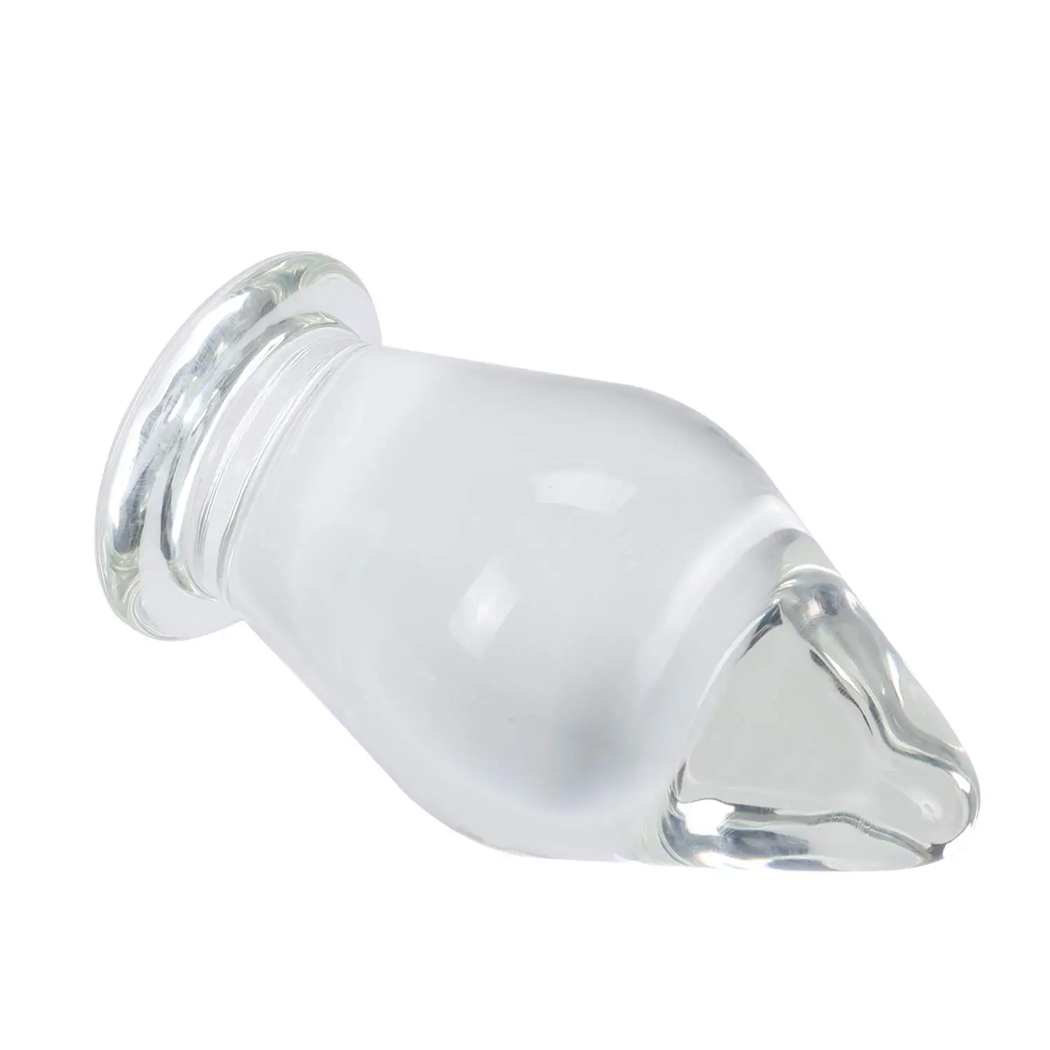 Epichao 큰 머리 유리 엉덩이 플러그 크리스탈 플러그 부랑자 플러그 폭탄 플러그 트레이너 확장 훈련 섹스 토이 (XL)