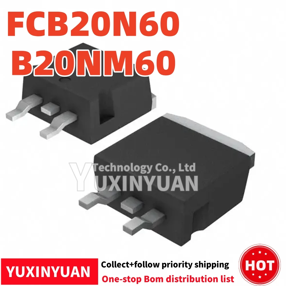 

1PCS FGB FCB20N60 B20NM60 20N60C3 20N60 TO-263 YUXINYUAN