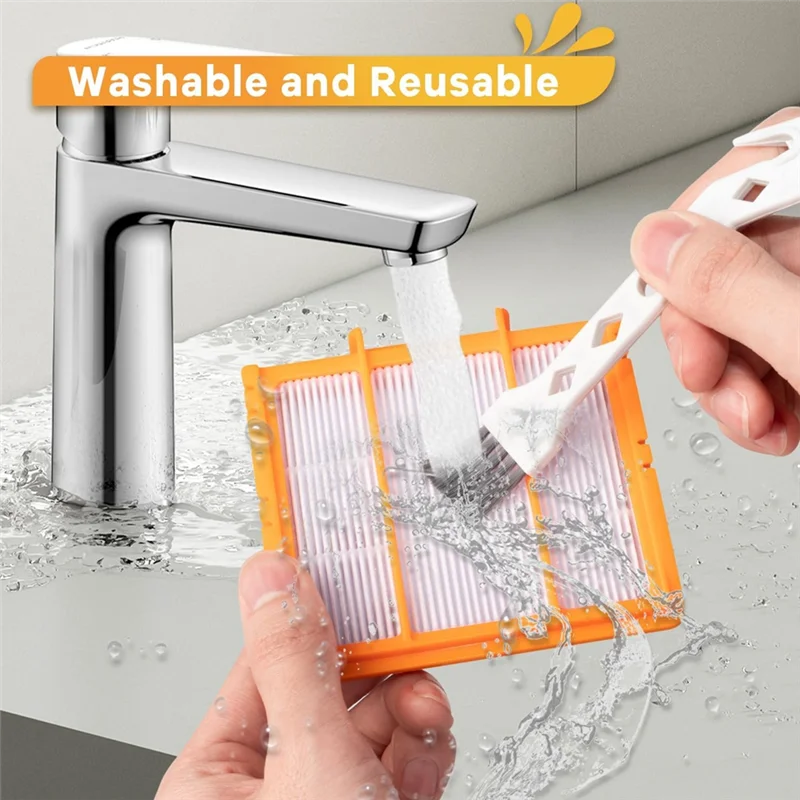 ABVI-Side Brushes Pre-Motor Filters Replacement Parts For Shark AI AV2511AE AV2501S AV2610WA Vacuum Cleaner Parts