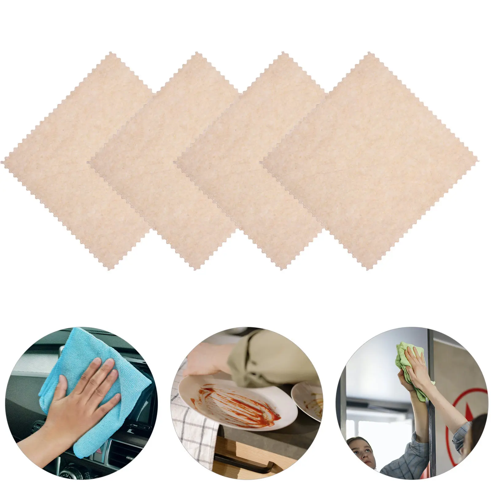 

20Pcs Multipurpose Dish Towels Reusable Kitchen Washing Cloths Oil Resistant Surface for Effortless Tableware Cleaning Duster