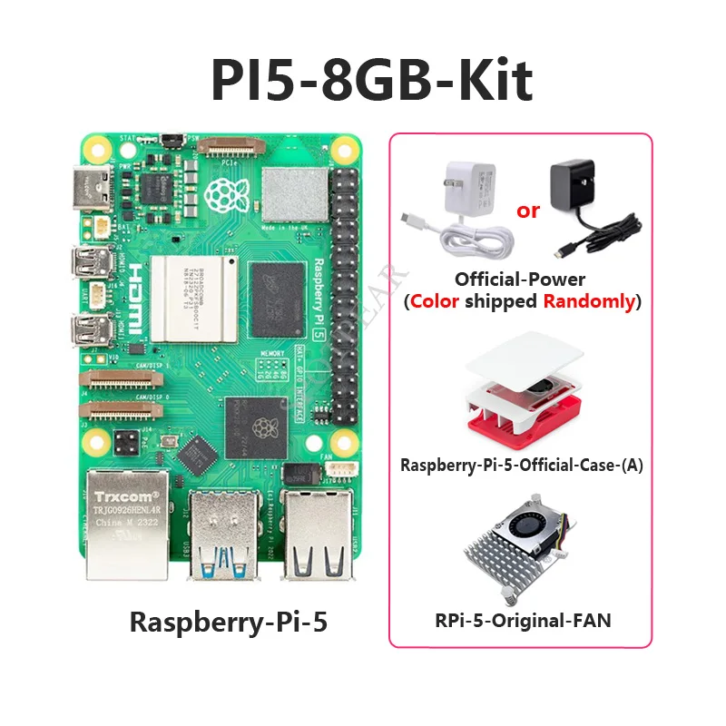 Raspberry Pi opsi RAM 5 2GB/4GB / 8GB