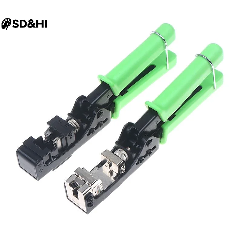 

180 ° Инструмент для быстрой установки сетевых модулей Jack Punch Down Tool, кусачки для проводов, для быстрой обжимки CAT5/CAT6