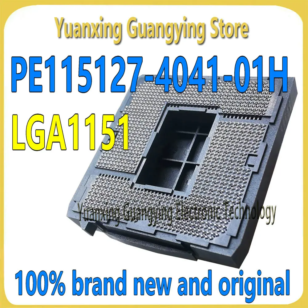 (1 Piece) Foxconn/Fujitsu PE115127-4041-01H LGA1151 Socket CPU Holder Large Tin Ball Slot 100% Brand New and Original