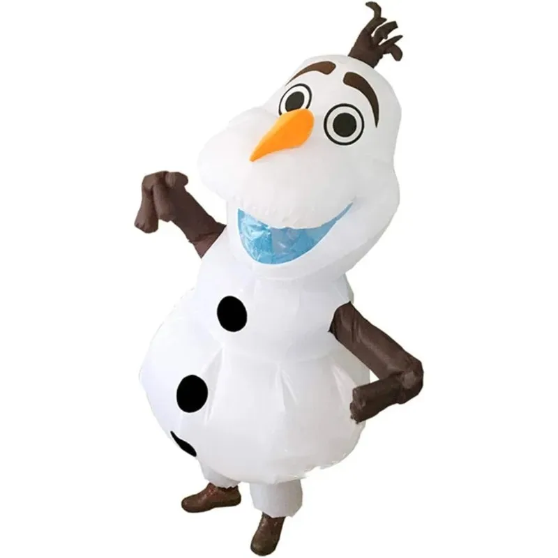 

25COSXuebao costume Adult Snowman inflatable Suit men and Women masquerade Party Halloween Blowing Dress Up Cosplay Party