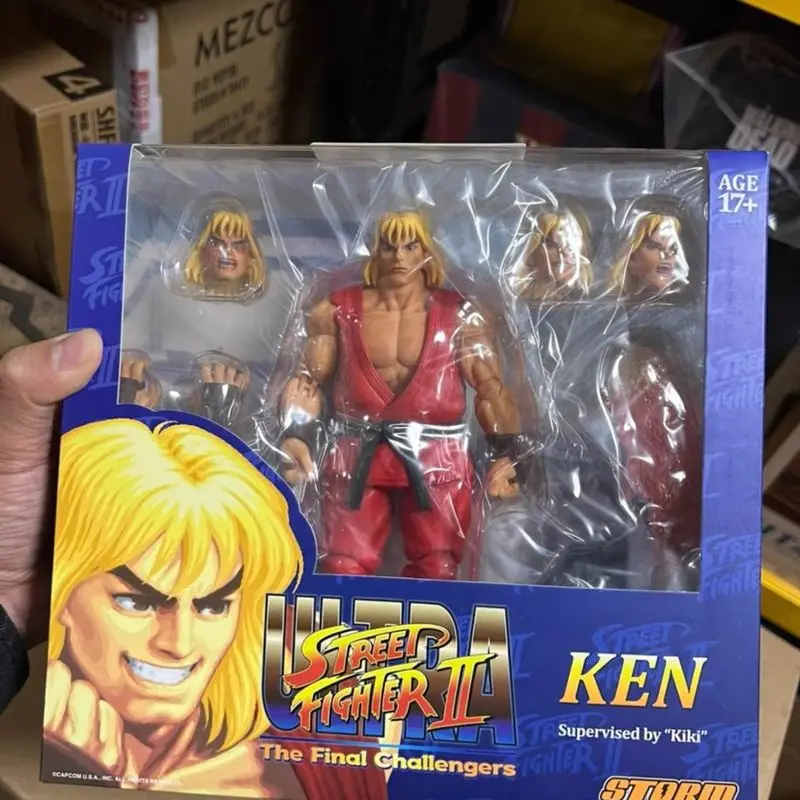 【Auf Lager】Ko Version 1/12 Street Fighter Ken Ken Moving Figure Dalsim Vega Flying Dragon Ornament Box