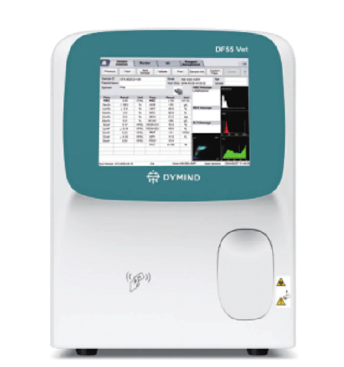 YD-DF55Vet 2021 Hot Veterinary hematology Analyzer  Automatic Animal Blood Cell Analyzer 5-Part Pet Blood Analyzer