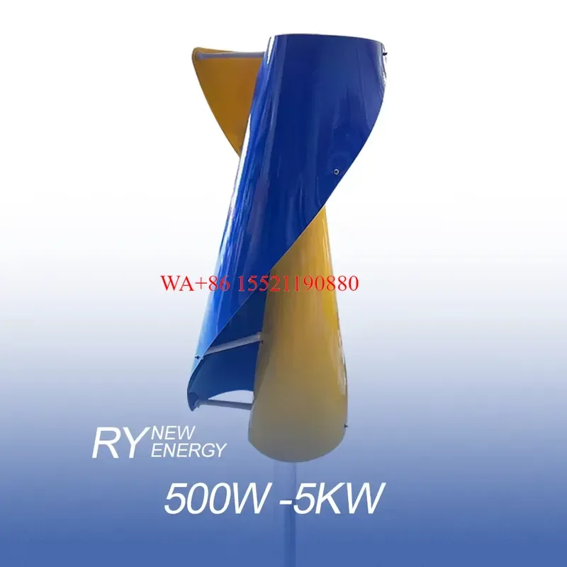 WMWMNU 2KW 3KW Wind Turbine Generator and 5KW Solar Panel Hybrid System for Home Farm