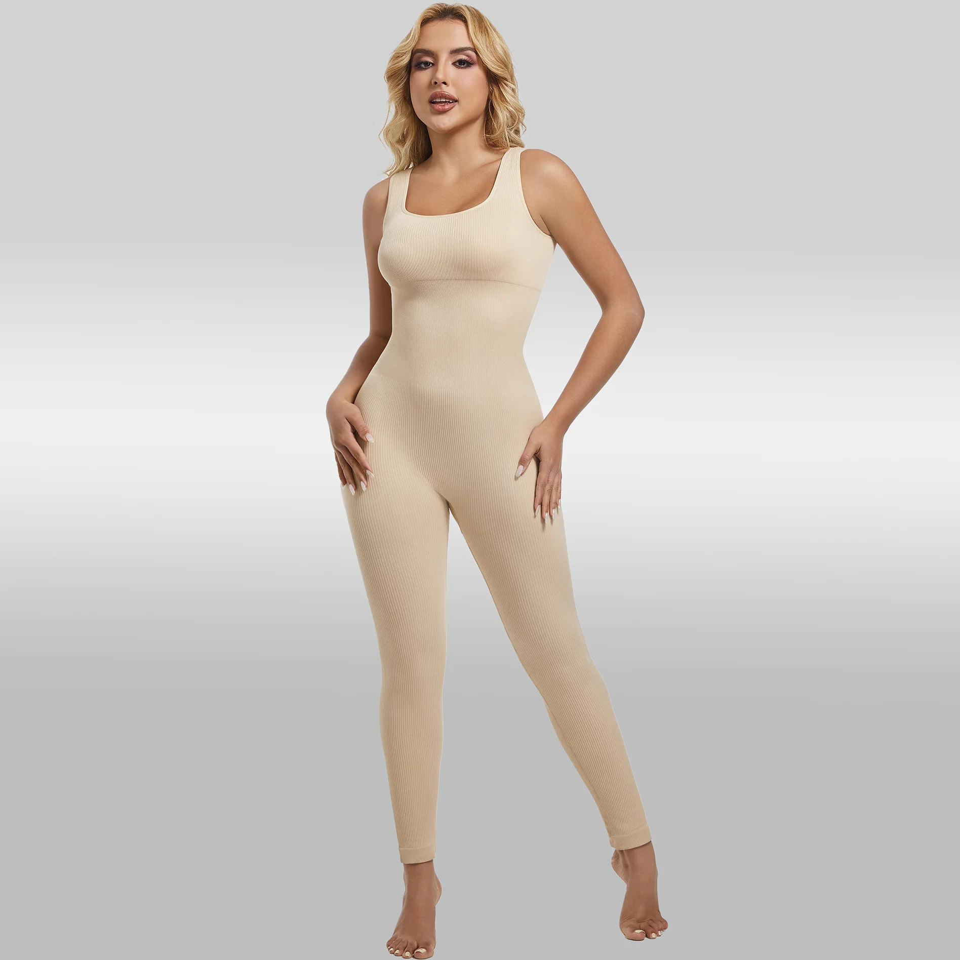 

Wholesaler Trousers Women Shapewear Straps U-neck Corset Waist-lifting Jumpsuit Adult Shapewear Factory Wholesaler
