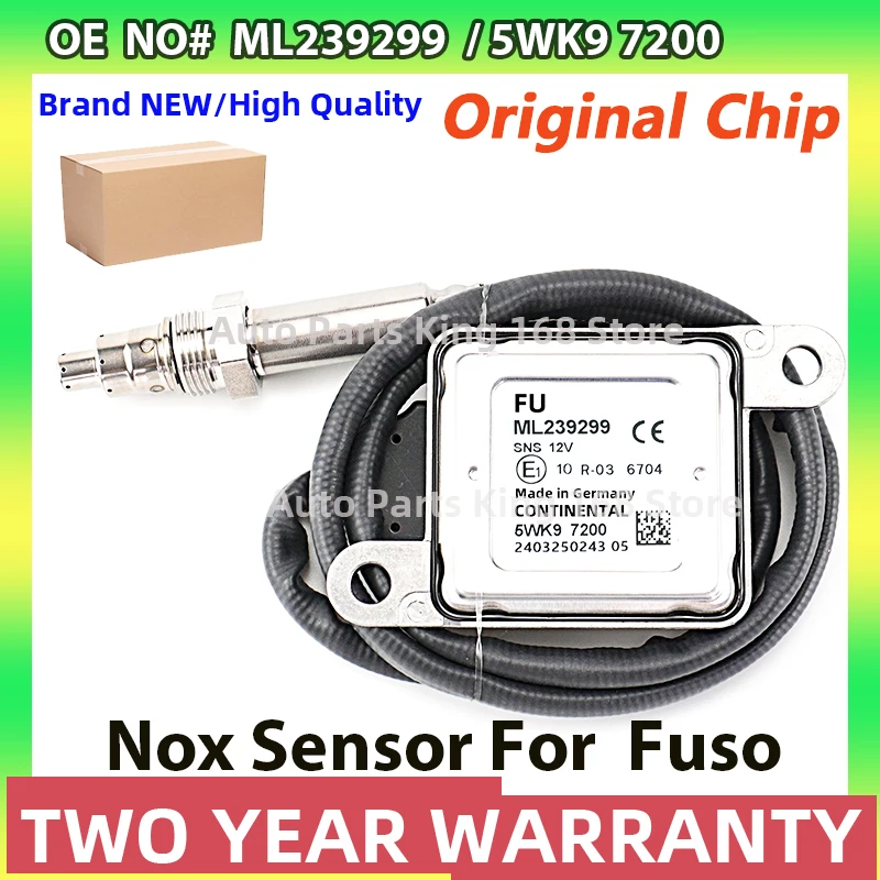 ML239299 5WK97200 الأصلي الجديد مستشعر أكاسيد النيتروجين أكسيد النيتروجين لميتسوبيشي كانتر/فوسو 2017 مستشعر أكاسيد النيتروجين بعد القط ML239298