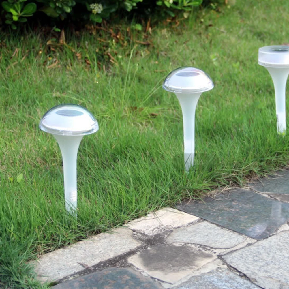 

2pcs Solar Mushroom Garden Lamp Led Lawn Light Outdoor Pathway Lamp Solar Powered Ground Stake Light For Yard Garden Decoration