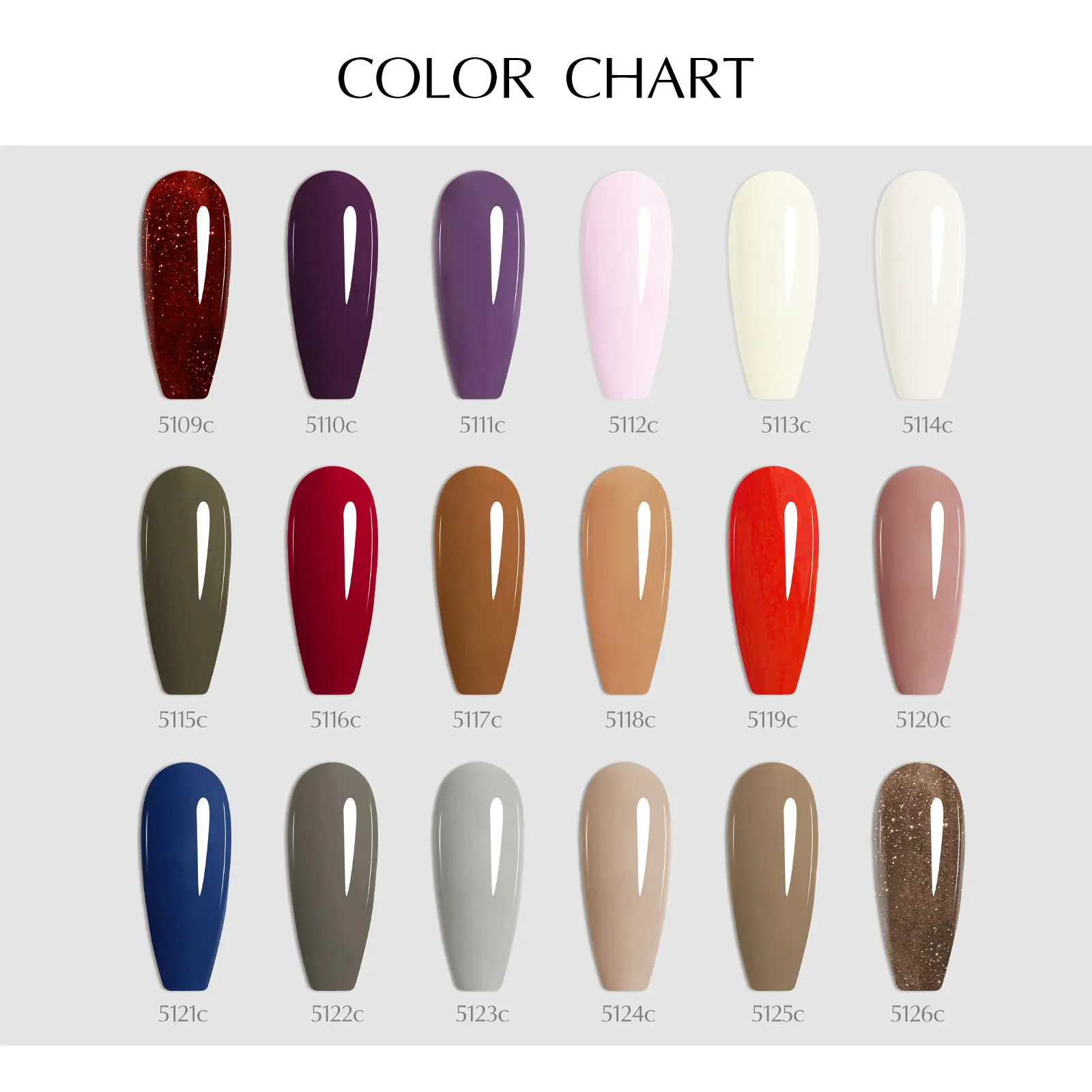 VENALISA 10ml Nagellack-Set, 18 Farben, UV-LED, Herbst/Winter, abziehbar, langanhaltend, hochglänzend, Basis- und Überlack für Salon und Heimgebrauch – Detail 7