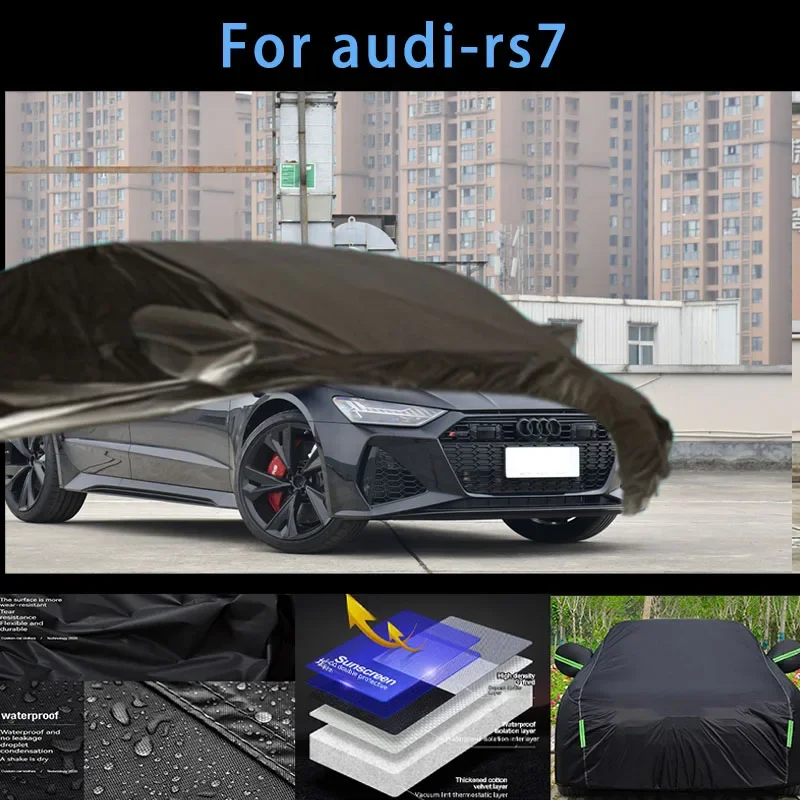 

For audi-rs7 Outdoor Protection Full Car Covers Snow Cover Sunshade Waterproof Dustproof Exterior Car accessories