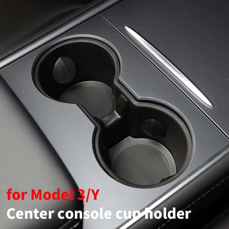 for Tesla Model 3/Y center console cup holder, cup limiter, cup holder protective sleeve, beverage holder