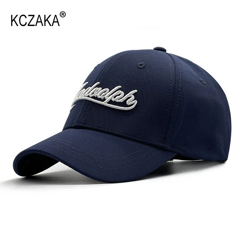 Nowa męska czapki baseballowe 6 panelowa twarda nasadka wyszywane litery czapka Gorras kość męska czapka typu Trucker regulowana