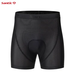 Santic Cycling Underwear Italian Cushion Cycling Shorts Breathable Comfortable Quick Dry Bike Underwear TM3C06028H