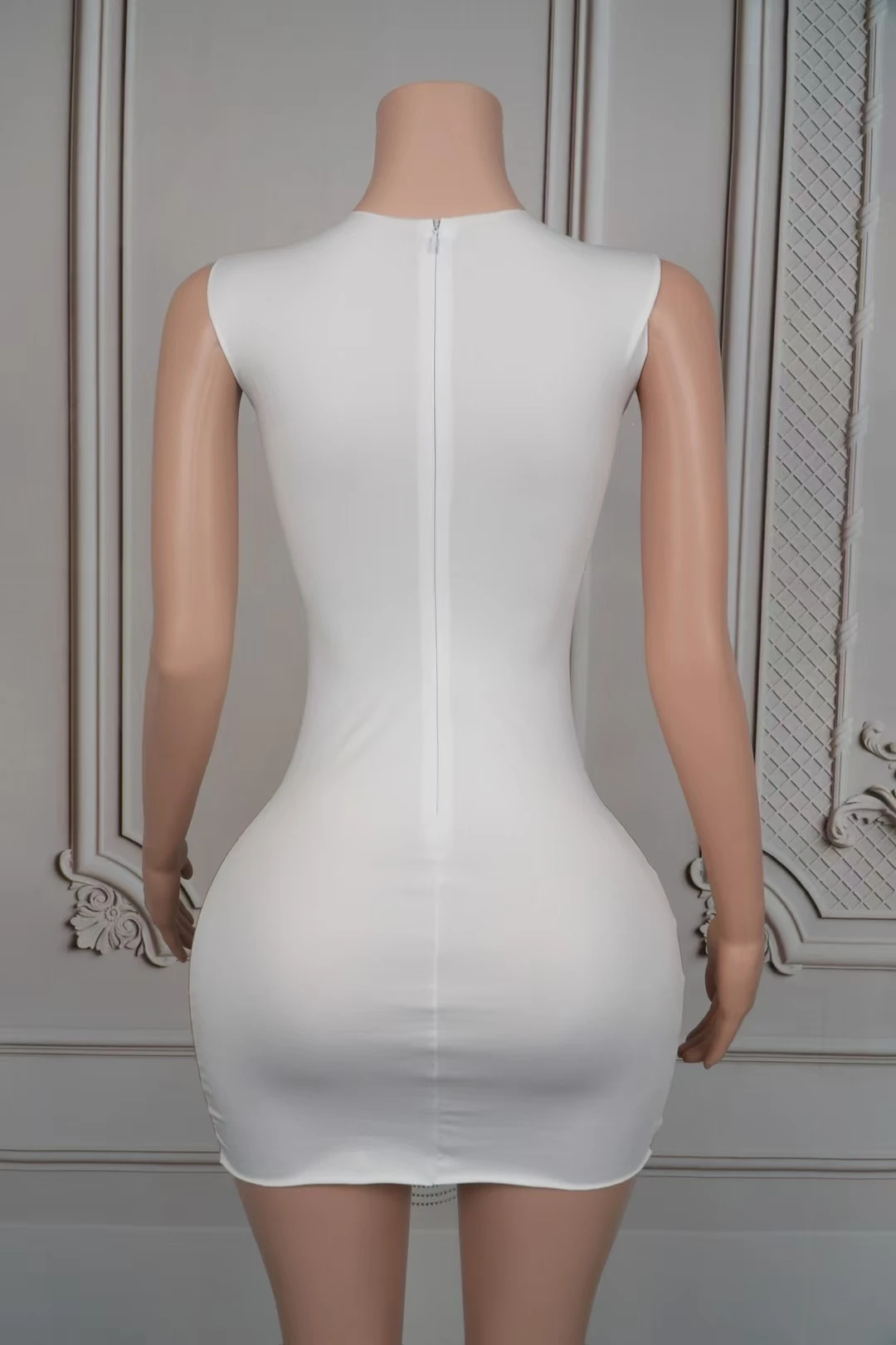 Women Crystals Sparkly Slip Dress Sexy Mesh See Through Prom Celebrate Birthday Party Evening Dress Photo Shoot Wear Daoying