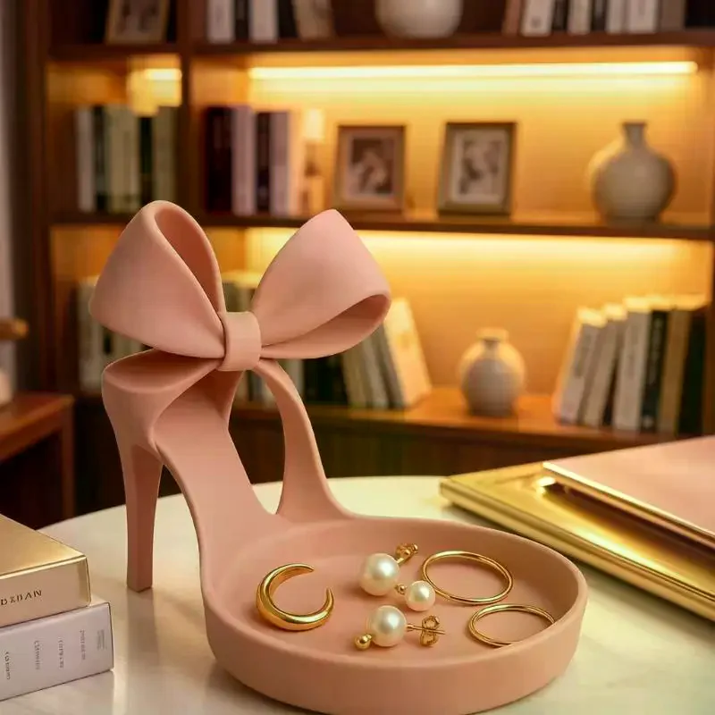 3D Printed High Heel Jewelry Tray Earrings Necklace Ring Holder Jewelry Display Stand