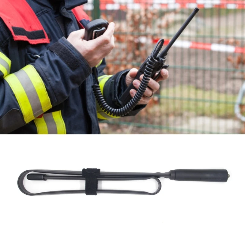 

Foldable 72cm Double Frequency Antennas for Outdoor Use Amateur Radio Enthusiasts And Explorers 136-174MHz,400-520MHz