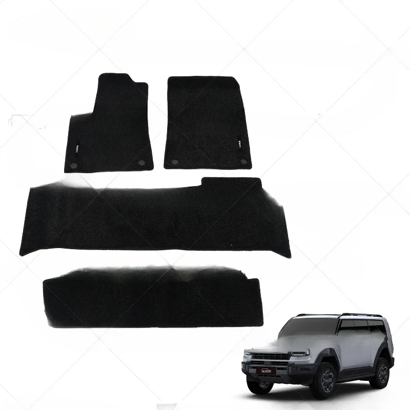 Car 3pcs anti-skid flocking car carpet floor mat Jet G700 2025 car floor mat interior accessories