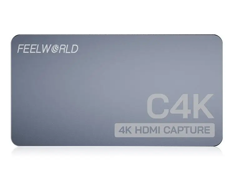 FEELWORLD C4K USB-C Plug and Play 4K   60Hz Video Capture Card  for Streaming Gaming and Video Conferences